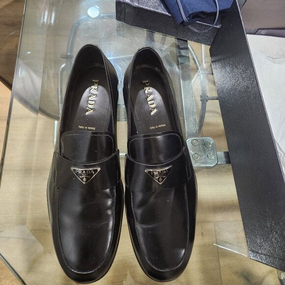 Spazzolato Fume Leather Dress Shoes (11 US) and 10 UK